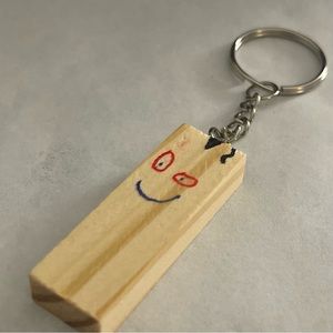 Plank keychain Ed,Edd,Eddy show Johnnys Plank miniature keychain Cartoon Network